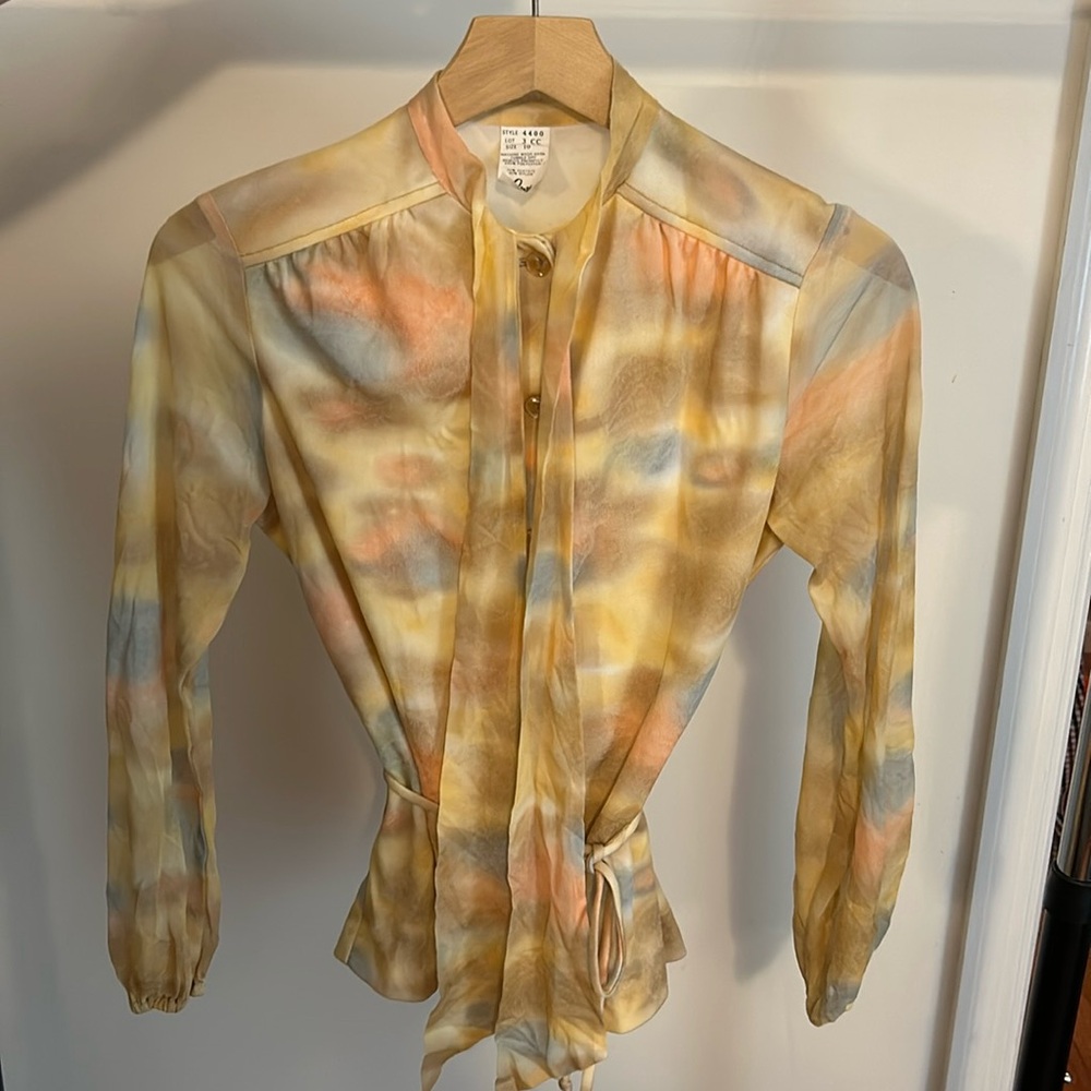 Sears Tie Neck Blouse